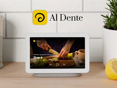 Al Dente Case Study google home logo ui ux design