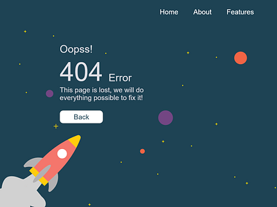 #DailyUI 404 Page design 404 error page dailyui design graphic design illustraion illustrator ui uichallenge vector website