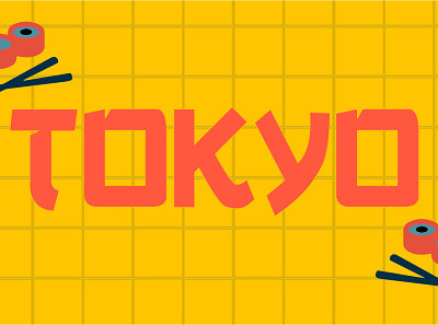 Tokyo Art digital art graphic design japanese japanese art japanese style typography typography art vector