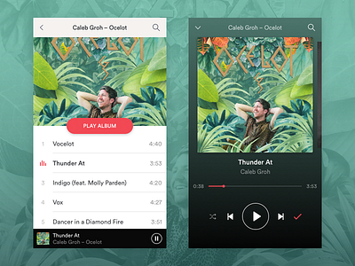 Daily UI #009 – Music Player