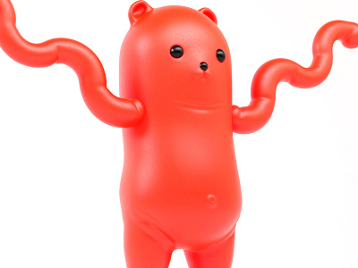 OSOXOSO 3d animation bear blender character character design illustration ui