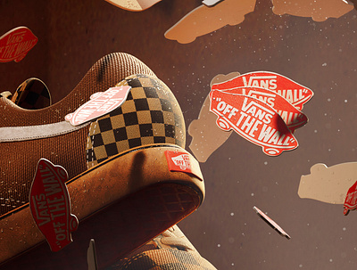 VANS OTW 3d branding cgi footwear model vans