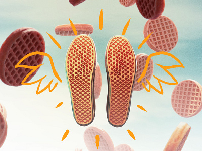 VANS OTW 3d blender branding design illustration shoes sneakers sole vans
