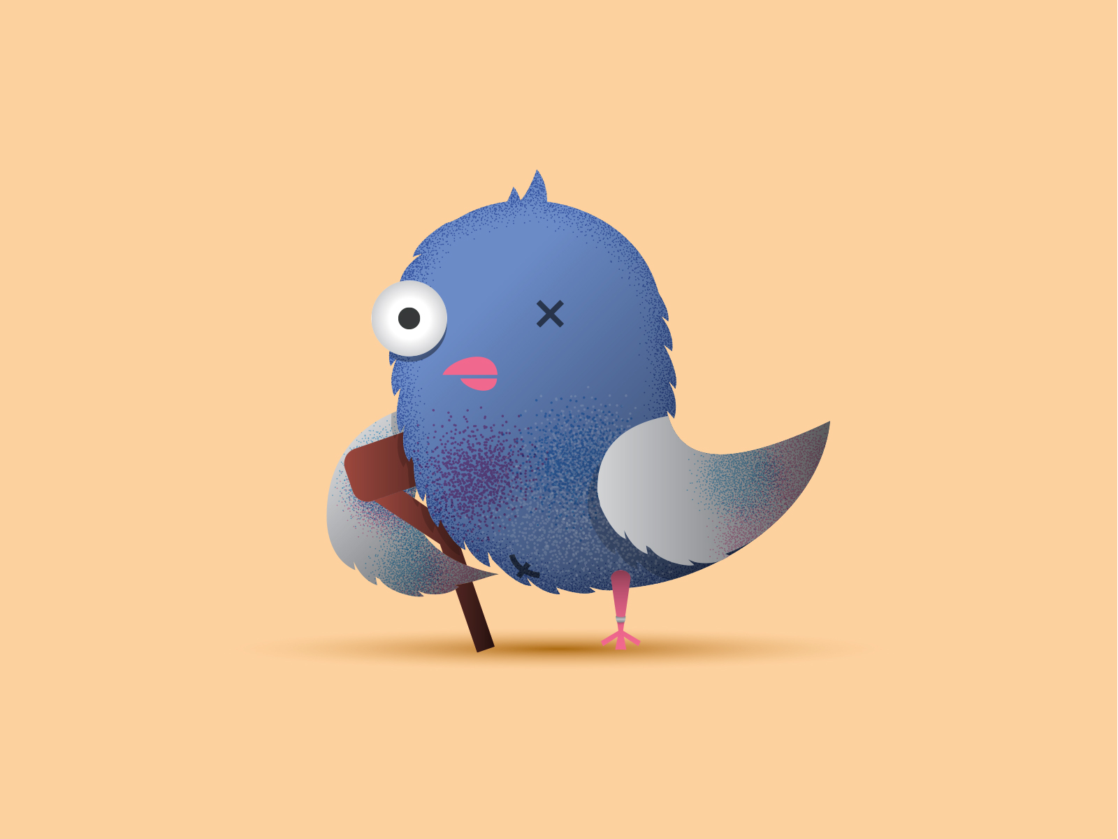 National Pigeon Day by Isidora Mačković on Dribbble