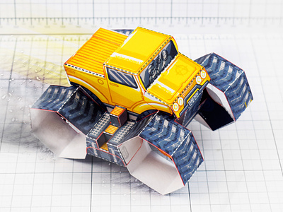 Tremor Truck - Paper Toy