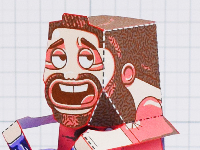 Character Face Design - Paper Toy