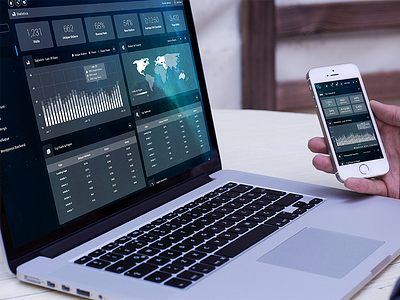 Brandit's Statistics Dashboard Powered by Google Analytics dashboard graphs open source statistics ui ux