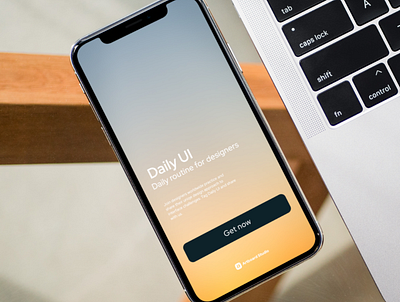 Daily UI landing page app daily ui challenge design ui ux v1