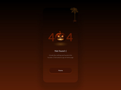 Halloween 404 page 404 404 page halloween halloween design identity illustration ui ui ux ui design uiux