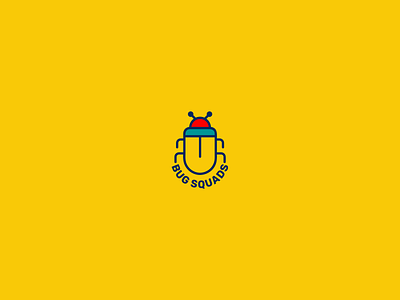 Bug Squads Logo branding design icon identity illustration logo vector