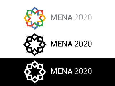 Mena Logo 2020 arab arabic geometric logo mena mena 2020