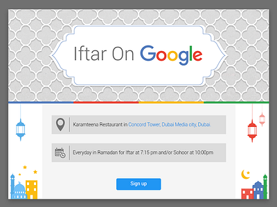 Iftar On Google