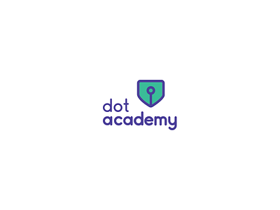 Dot Academy Logo academy academy logo branding dot academy identity illustration logo logo design