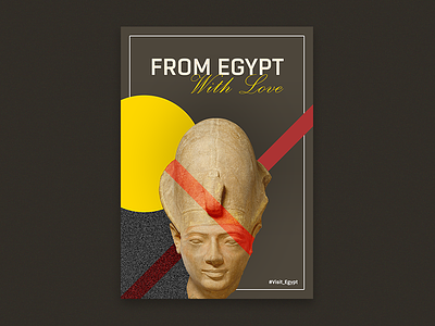 From Egypt With Love egypt egyptian king egyptian pharaoh king pharaoh poster visit egypt