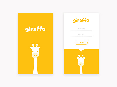 girffo app joy logo ui ux uiux