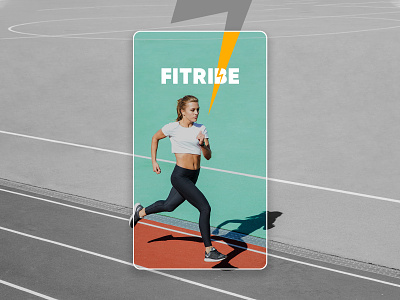 Fitribe Fitness Mobile App branding design fitness fitness app identity logo splash screen sport app ui ui ux design ux