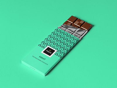Patchi Chocolate packaging branding design geometric illustration pattern