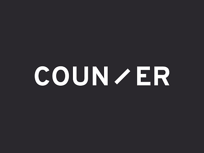 Logo design for countereverything.com counter counter clockwise counters logo logo design logodesign logotype minimal type typography