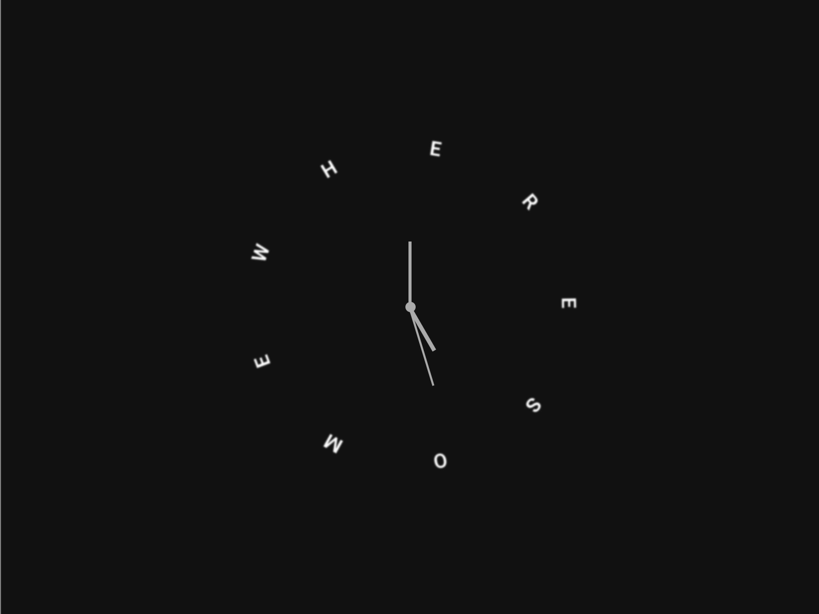 "It's 5:00 Somewhere" animated animated art animation animation design black white black and white blackandwhite clock clockwork css css animation illustration radial time ui web animation web design