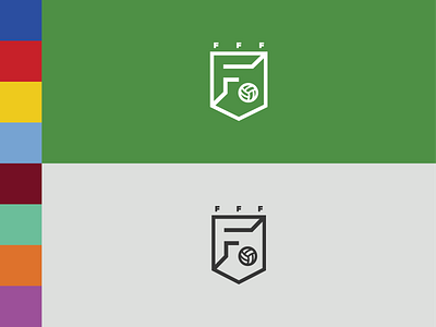 FFFUTBOL Logo and Color Palette app design brand branding color palette logo logodesign logos