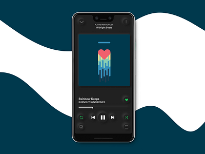 05 Spotify Neumorphism app application design mobile app music music player neumorphic neumorphism redesign spotify ui visual design