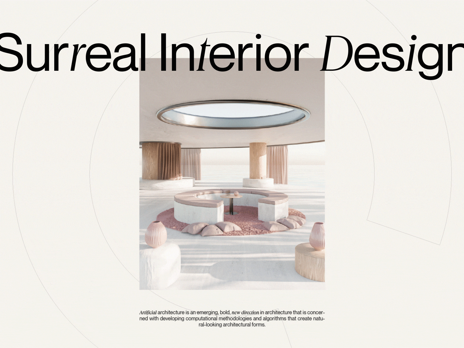 Surreal Interior Design 3d design graphic design interior interior design surreal surreal interior design