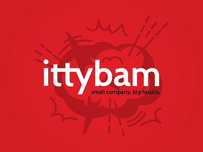 Ittybam Logo bam bang brand explosion logo