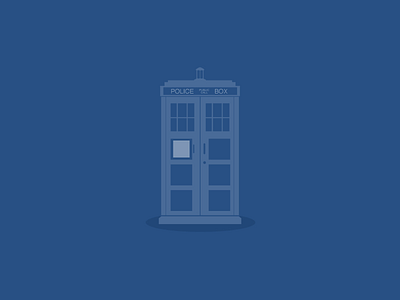 Minimal TARDIS doctor who minimal tardis