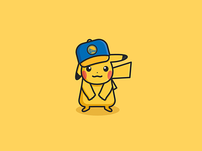Pikachu 2.0 cartoon character cute fun gameboy gaming illustration illustrator nintendo pokemon trend trending