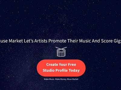 Muse Market (Spec) - Landing/CTA/ Squeeze Copy advertising copywriting email marketing graphic design