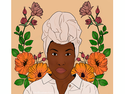 Nola Darling. black art black artist brown skin girl freedom illustration melanin nola darling shes gotta have it