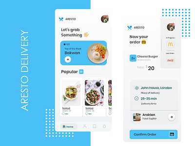 ARESTO UI UX Mobile Design