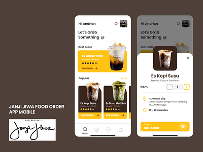 Janji Jiwa food order delevery mobile app