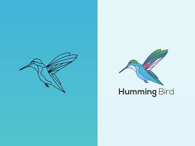 hummingbird hummingbird logodesign