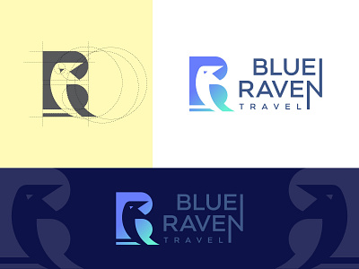 Blue Raven Travel logo raven travel