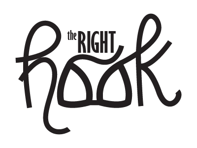 The Right Hook Logo bra logo righthook startup