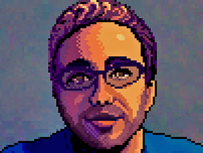 Self-portrait I avatar illustration pixel pixelart profile picture selfportrait
