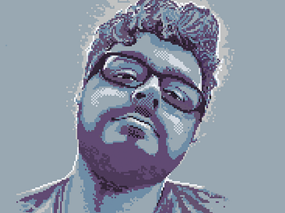 Self-portrait III avatar illustration pixel pixelart pixelarts profile picture selfportrait