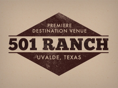 501 Ranch Logo country grunge logo