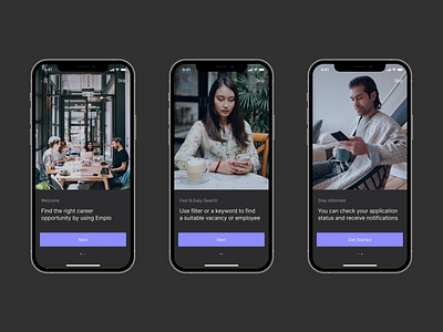 EMPLO - Job Finder & Recruitment App | UI/UX
