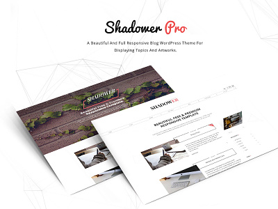 Shadower Pro - Multi-purpose WordPress Blog Theme