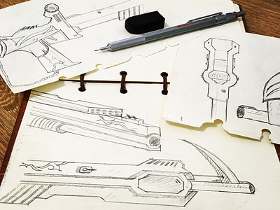 Weapon Sketch of CF cf design draft draw game sketch ui uidesign weapon weapons