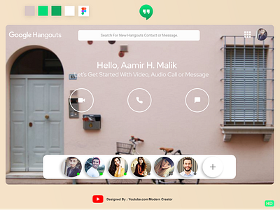 Google Hangouts: Redesigned UI