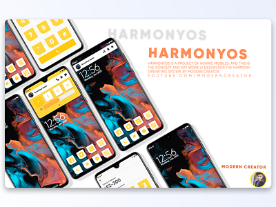 Harmony OS | Huawei Harmony OS Design android apple dailer dailer app harmony home screen huawei lock screen lock screen design mobile home screen operating system os redesign