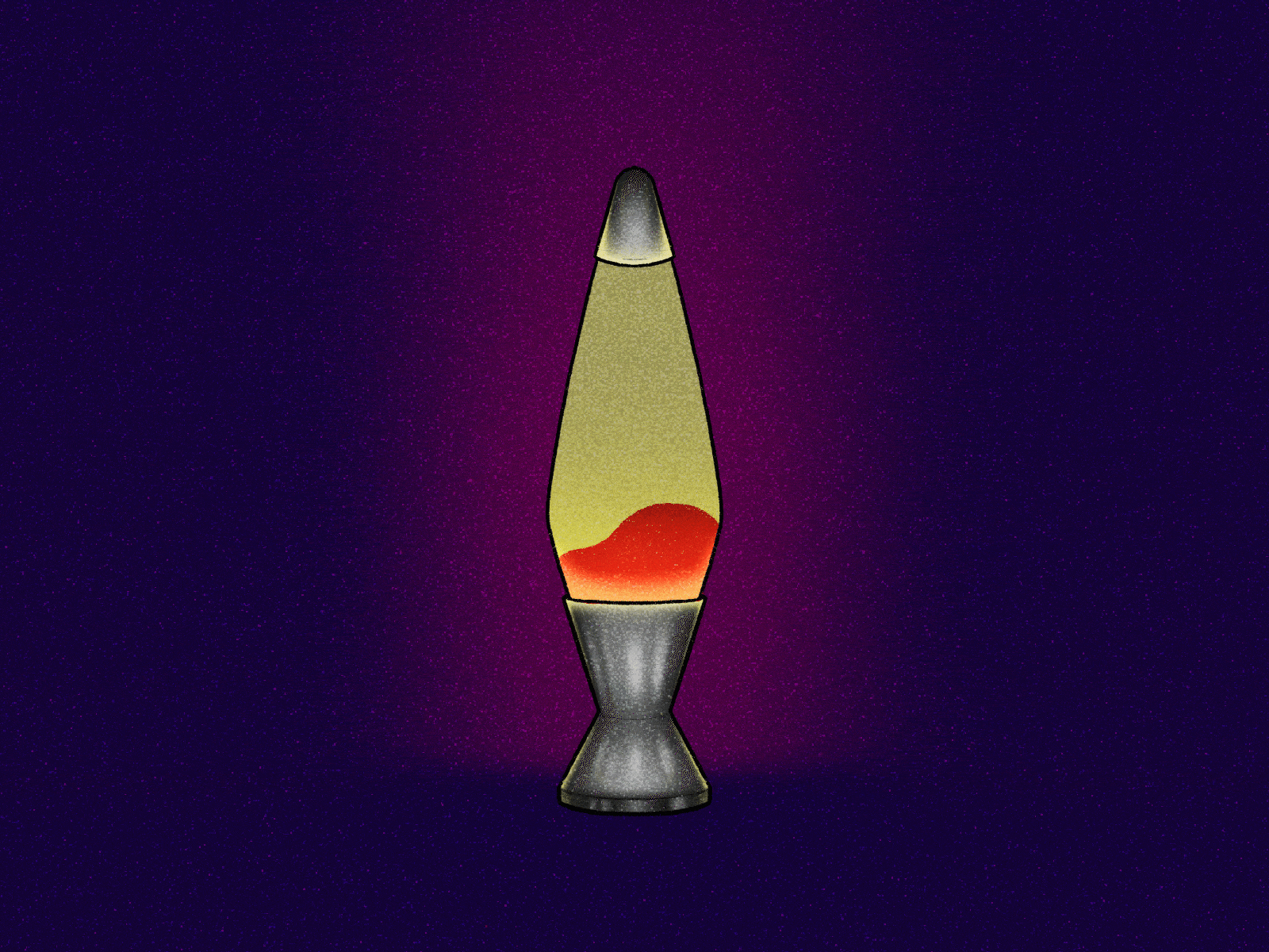 Lava Lamp animated gif animation design gif illustration lavalamp minimal procreate