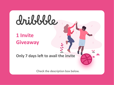 dribbble invite giveaway