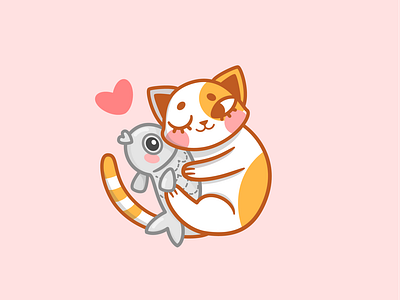 Everyone can love 14 february adobe illustrator animal character cute cute animal cute illustration design dribbbleweeklywarmup love valentine day vector vector animals