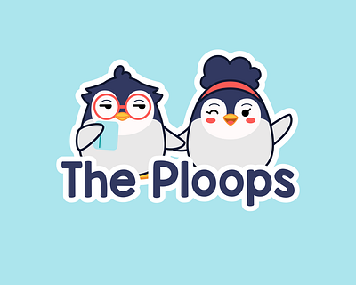 The Ploops adobe illustrator animal cute design graphic design logo vector