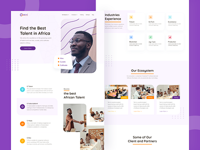 Gebeya Landing Page - Redesign