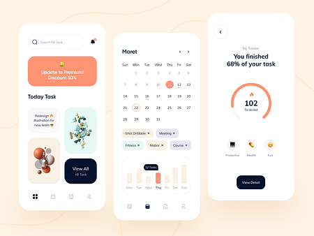 Daily Productivity Mobile Exploration ⏰ by Happy Tri Milliarta for One ...